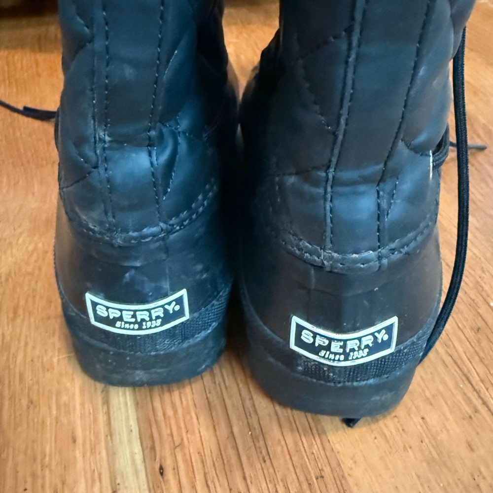 Sperry Black Winter Boots
